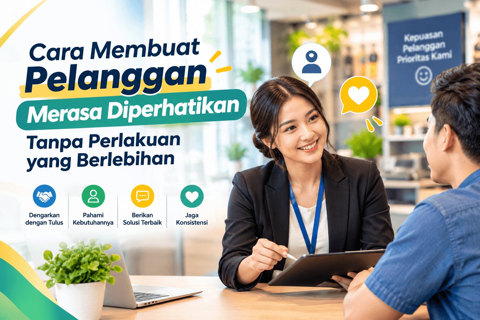 Cara Membuat Pelanggan Merasa Diperhatikan Tanpa Perlakuan yang Berlebihan