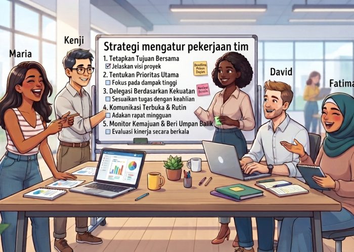 Strategi Mengatur Pekerjaan Tim