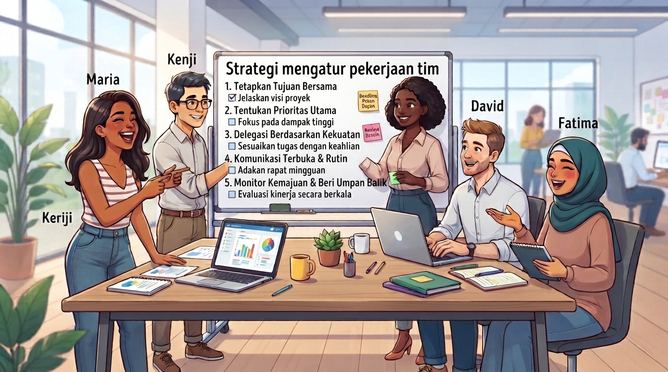Strategi Mengatur Pekerjaan Tim