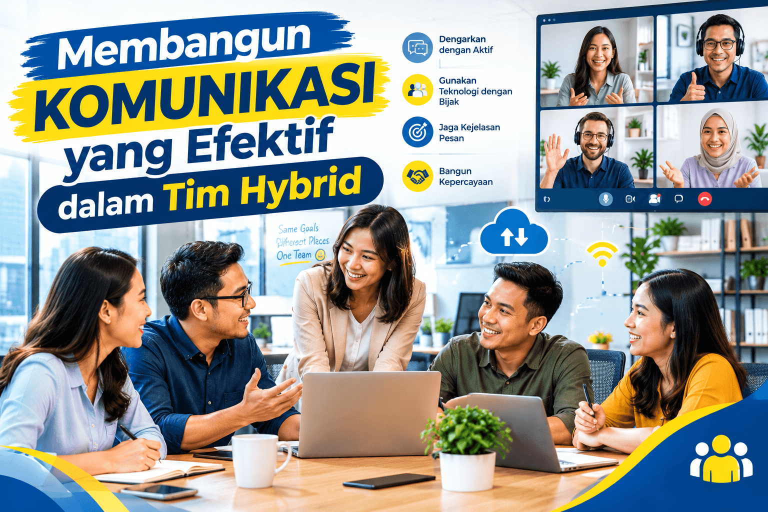 Membangun Komunikasi yang Efektif dalam Tim Hybrid