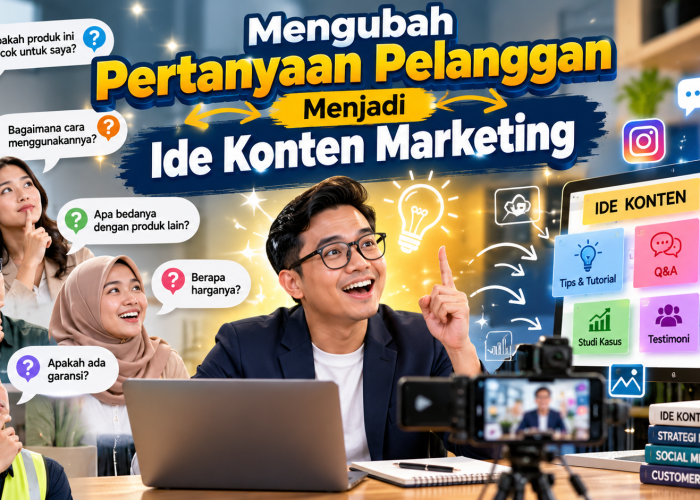 Mengubah Pertanyaan Pelanggan Menjadi Ide Konten Marketing