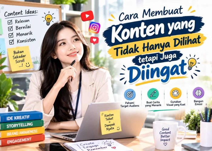 Cara Membuat Konten yang Tidak Hanya Dilihat tetapi Juga Diingat