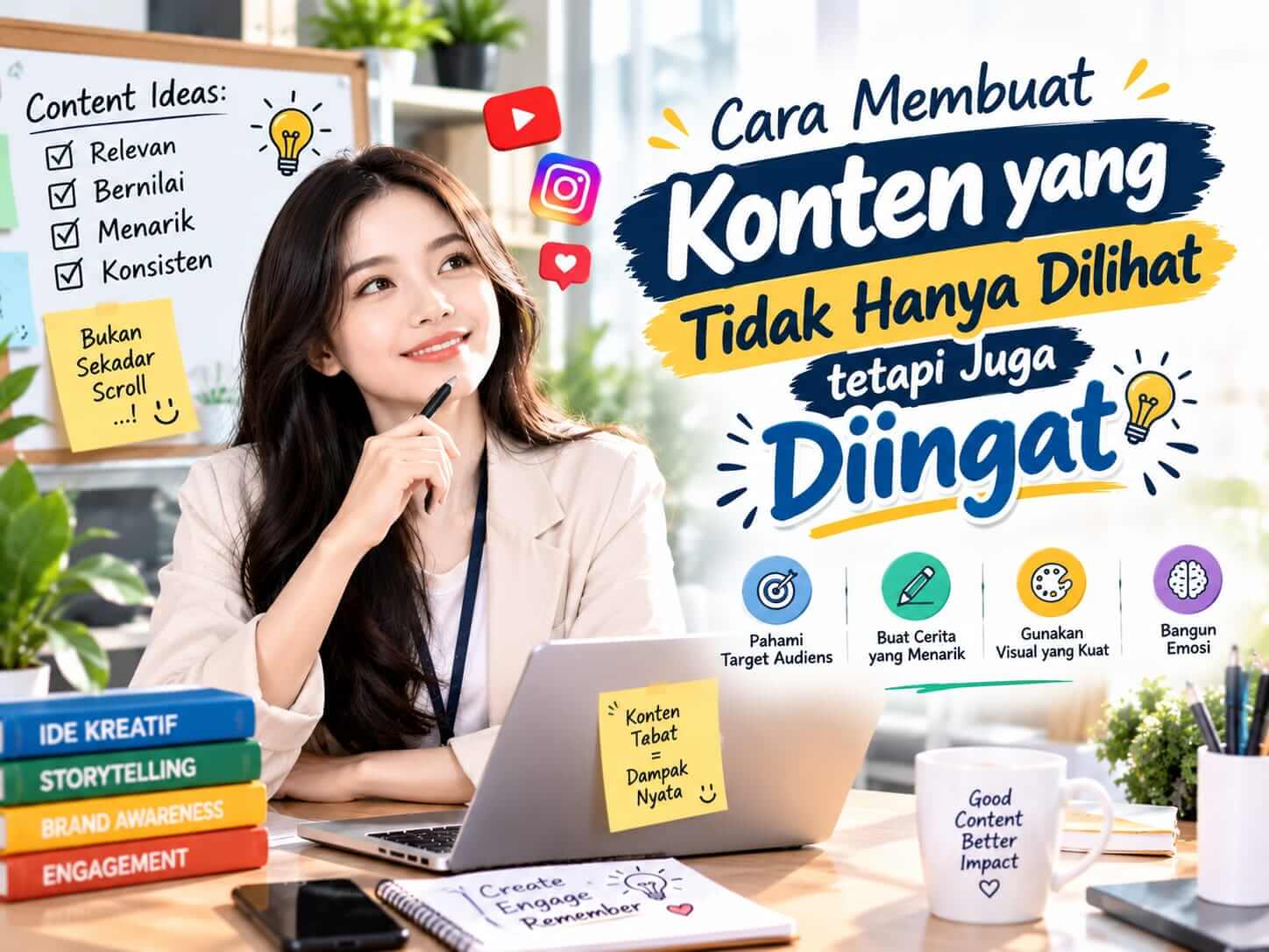 Cara Membuat Konten yang Tidak Hanya Dilihat tetapi Juga Diingat