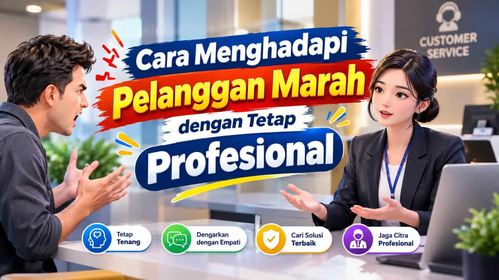 Cara Menghadapi Pelanggan Marah dengan Tetap Profesional