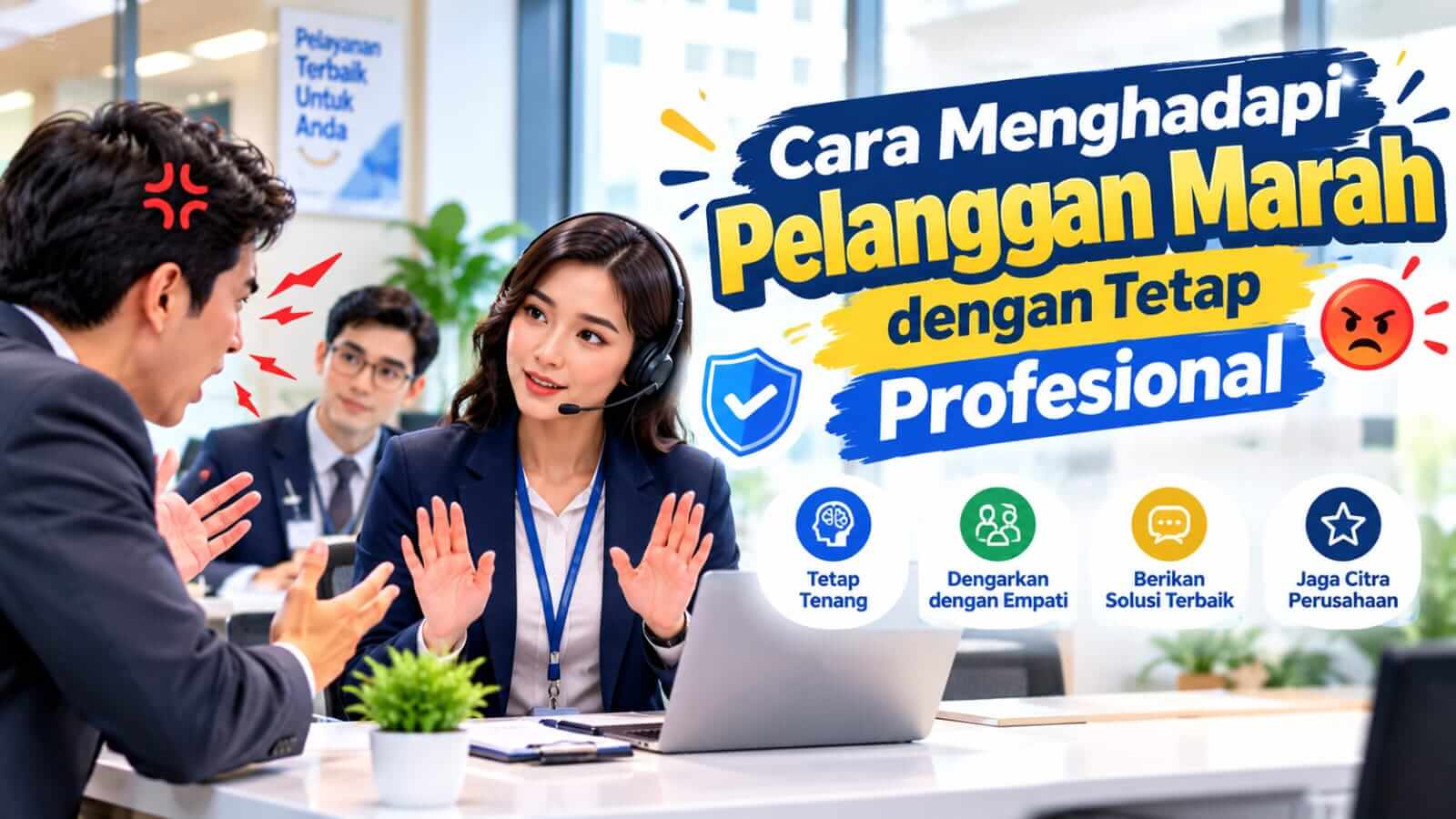Cara Menghadapi Pelanggan Marah dengan Tetap Profesional